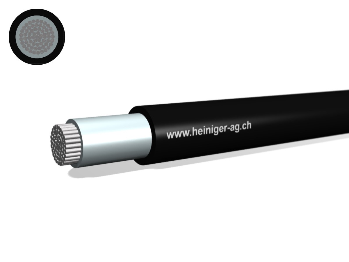 Cond. isolation caoutchouc Eca 1x300 - NSGAFöU nr 1.8/3.0kV