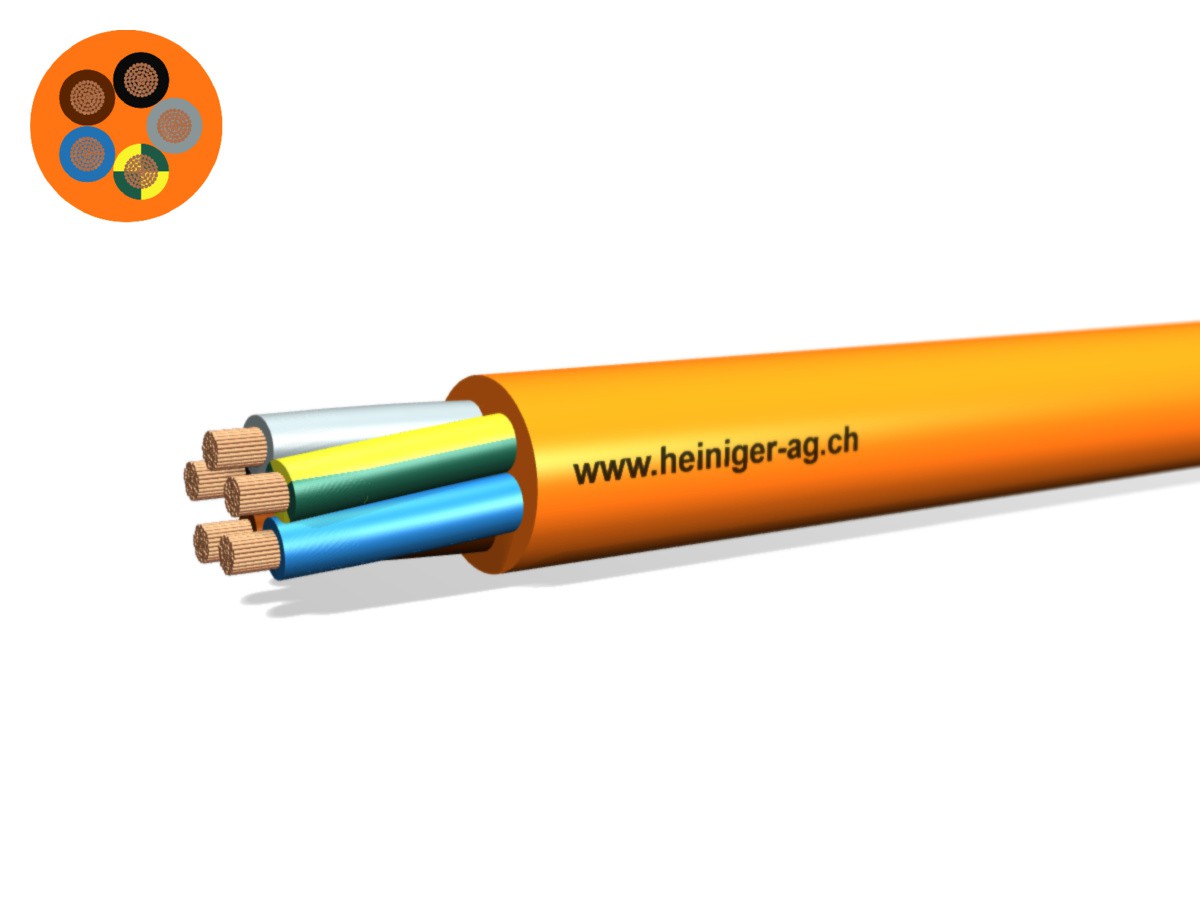 Câble PUR-PUR Fca 5x16 LNPE or N1QQ-F - 0.6/1kV HD 308 S2