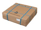 Wandgehäuse 19" Flat Pack 12HE schwarz - H635xB570xT600, Traglast 60Kg