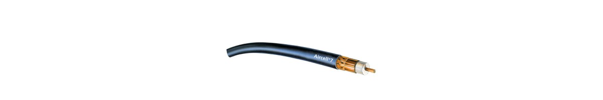 Câble coax Aircell 7 PVC flex 50 Ohm nr - 1.85/5.00 80°C stabilise UV
