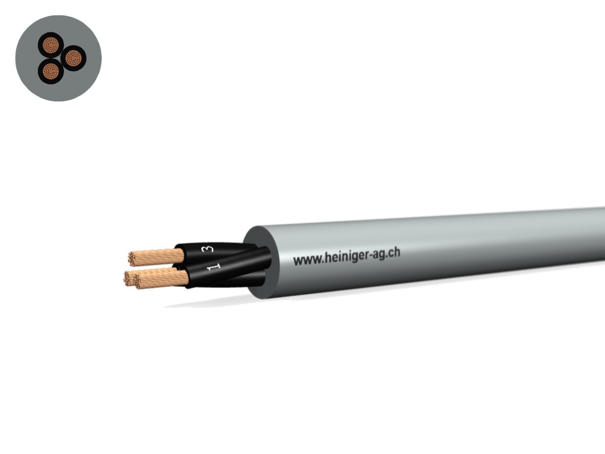 TT-flex Eca PVC 3x1.00 OZ num 1-3 gr - 300/500V