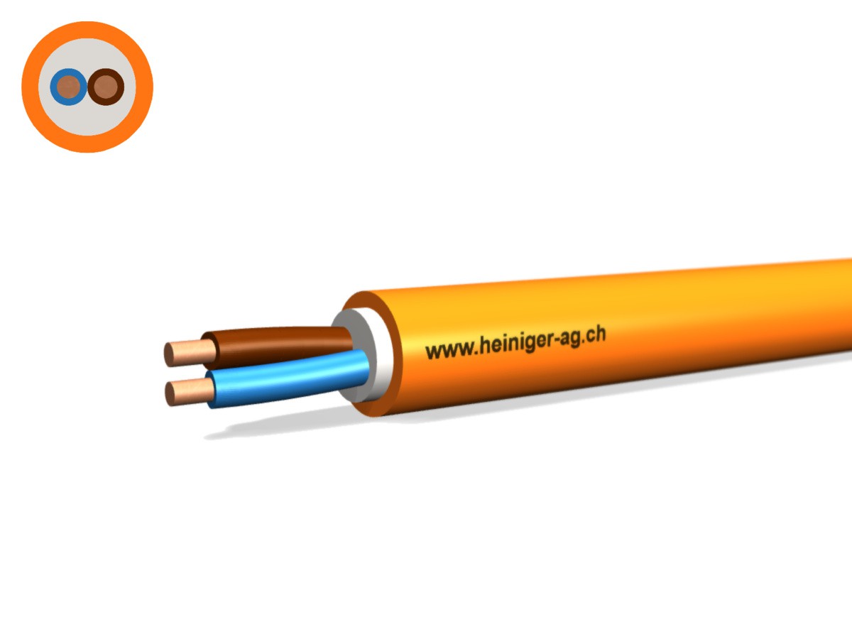 Sicherheitsk. FE180 E90 B2ca 2x4 LN - hal-frei flammwidrig or/s1a,d1,a1