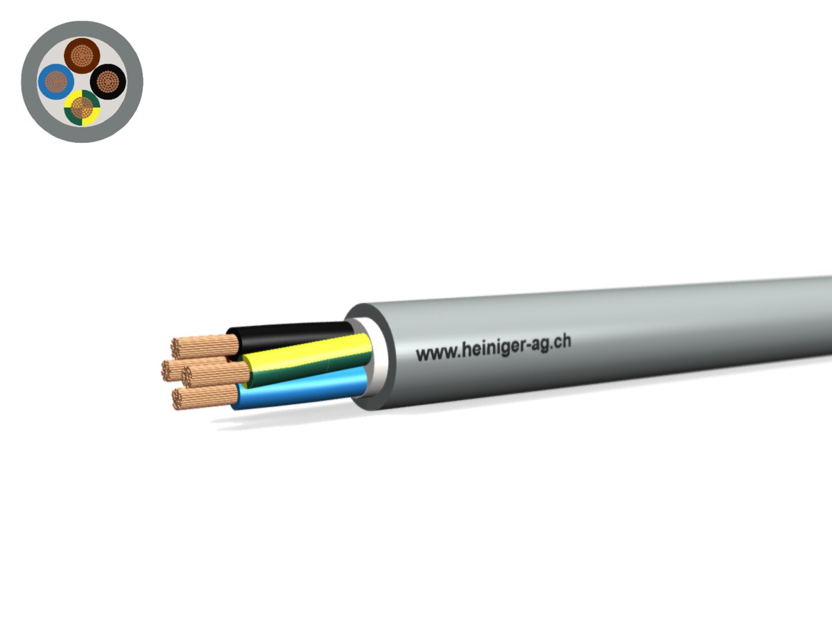 Steuerkabel Cca-flex 4x1.50 LNPE gr - LiHH hal-frei 0.6/1kV EN 50399