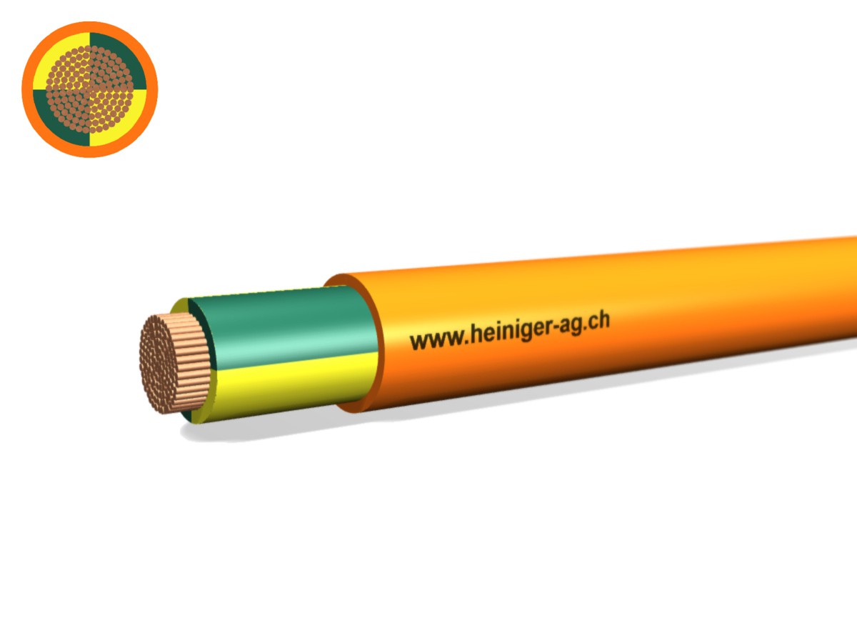 Câble de sécurité FE180 E30-E60 1x150 PE - PE=jn-vt PYROFIL san-hal or