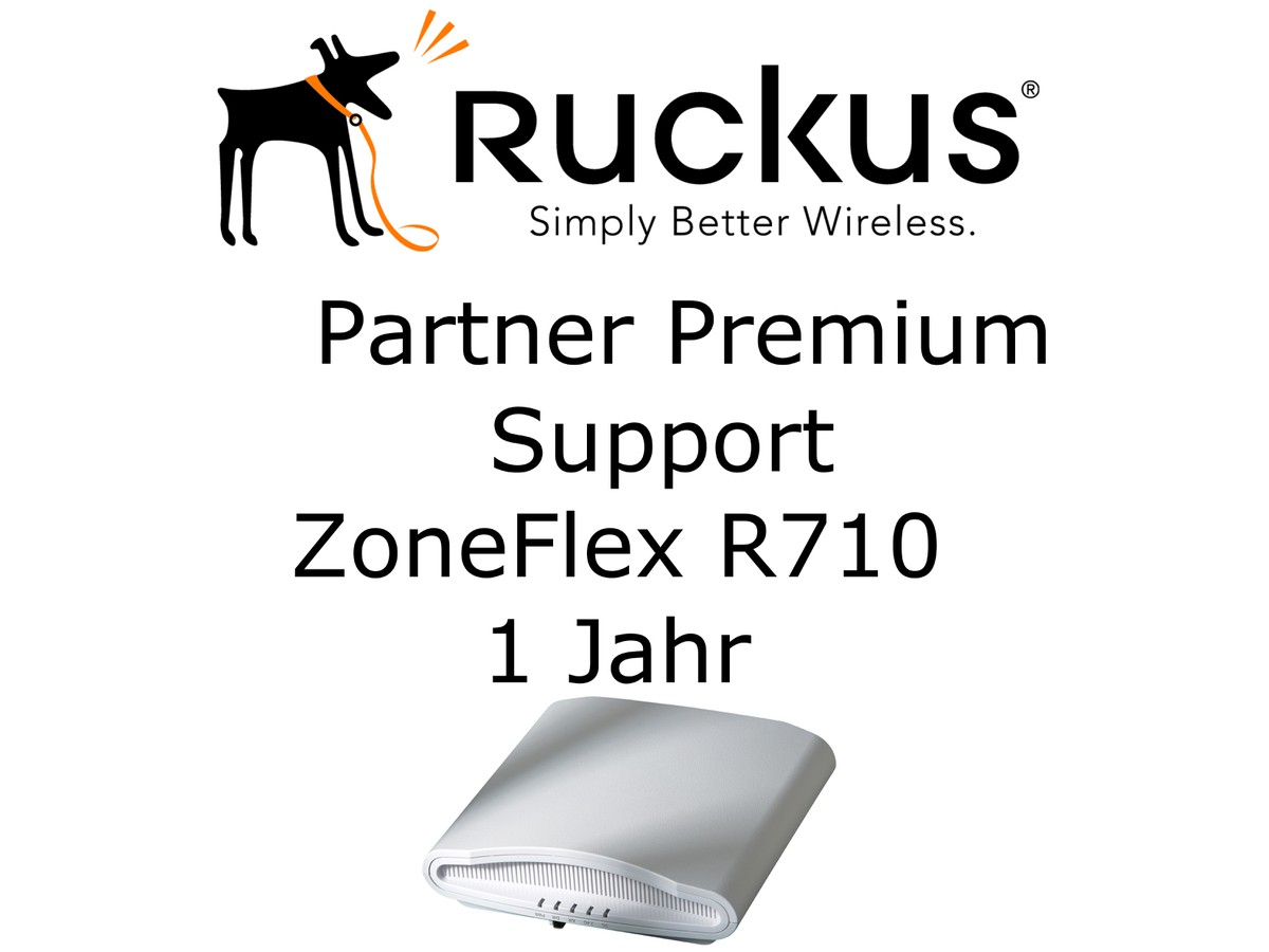 Ruckus Partner Premium Support ZoneFlex - R710, 1 Jahr