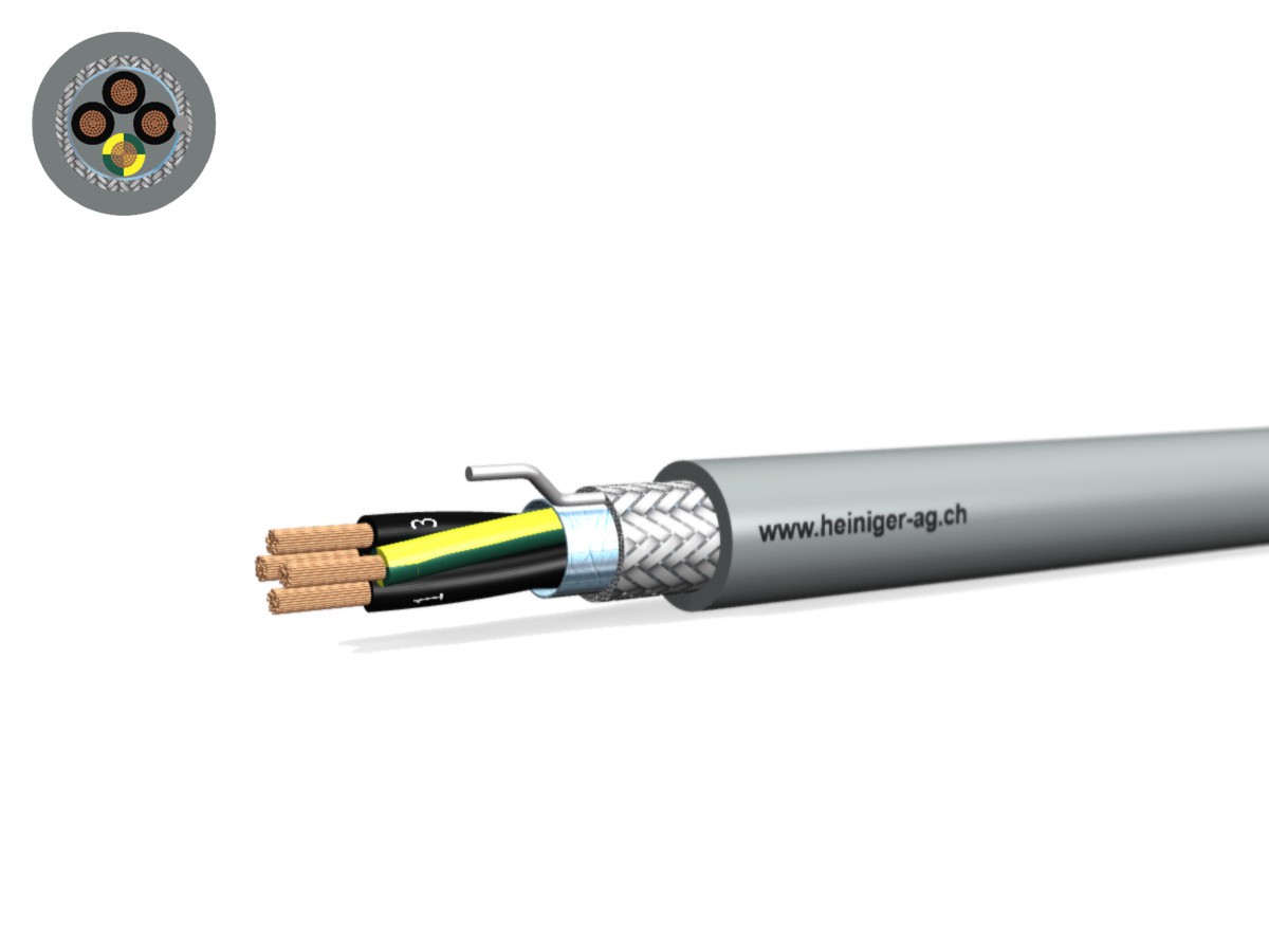 Câble commande Cca-flex C 4x0.75 JZ gr - LiH(St)CH san-hal 300/500V EN 50399