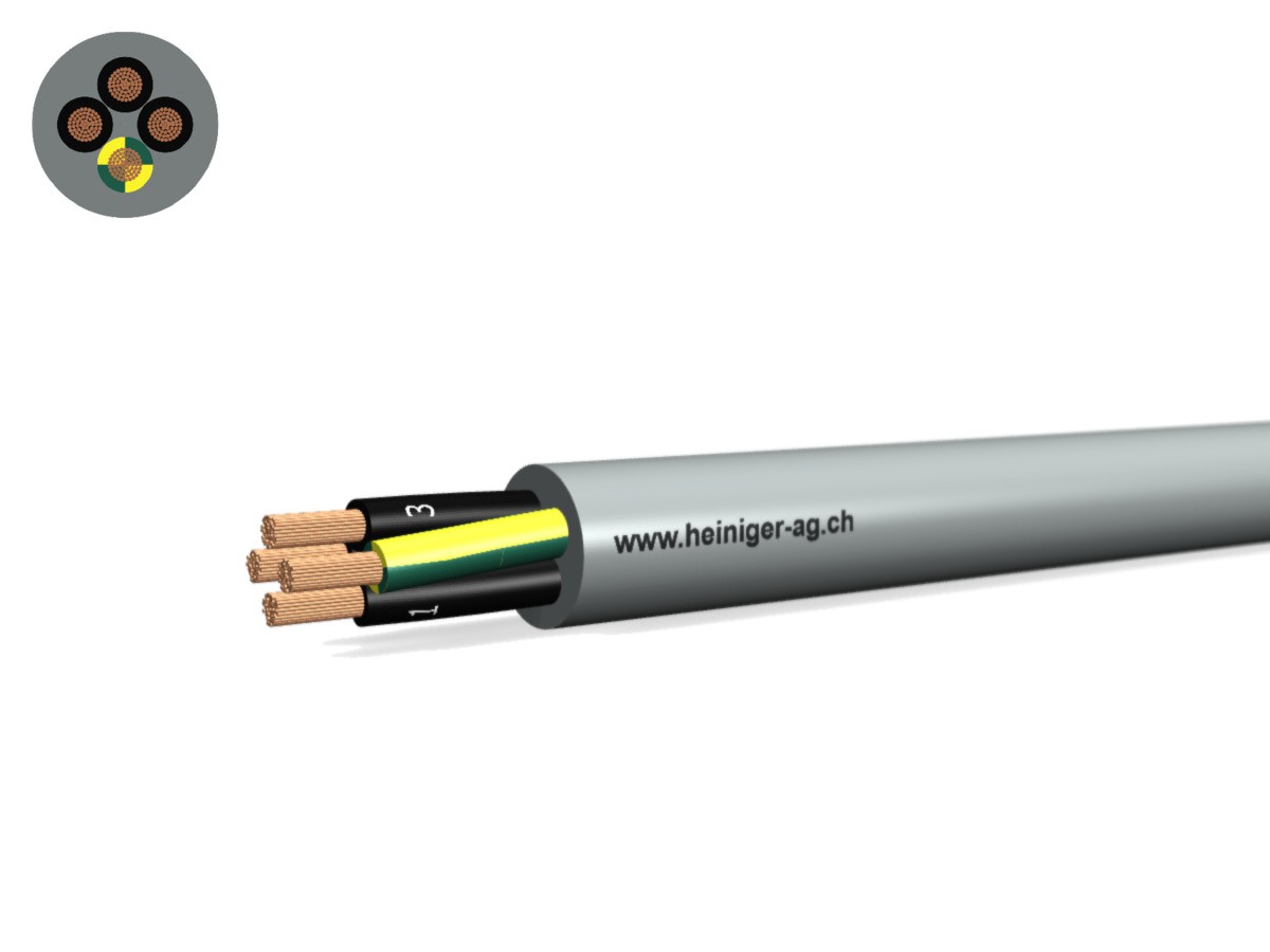 TT-flex Eca PVC 4x1.50 JZ num gr - 300/500V