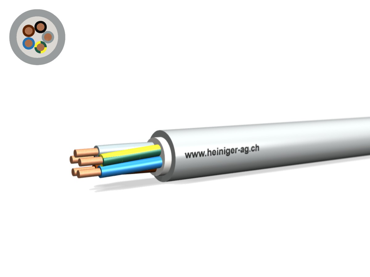 FE05C câble Cca san-hal 5x1.50 LNPE gr - 0.6/1kV 90°C EN50399