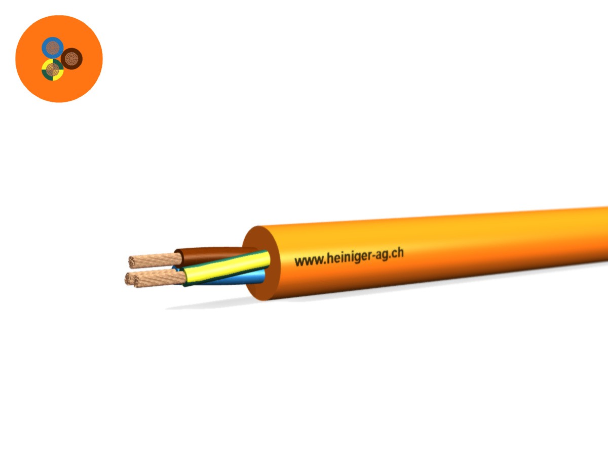 Câble PUR-PUR Fca 3x0.75 LNPE or N05QQ-F - 300/500V HD 308 S2