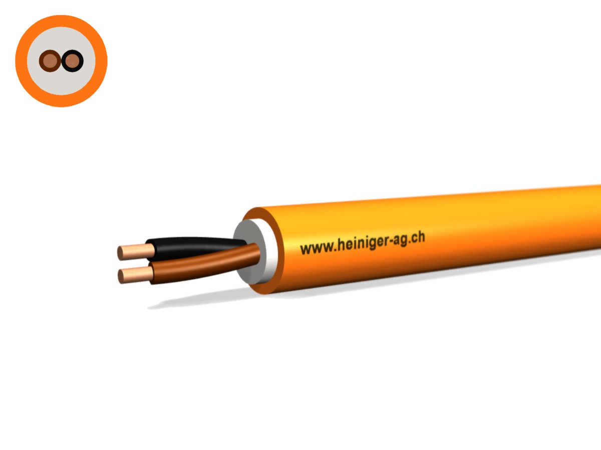 Câble de sécurité FE180 E30-E60 2x2.50 - L PYROFIL san-hal or