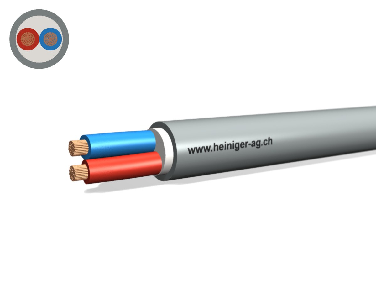 Batterie Kabel Cca-flex 2x16 rt/bl gr - LiHH hal-frei 0.6/1kV EN 50399