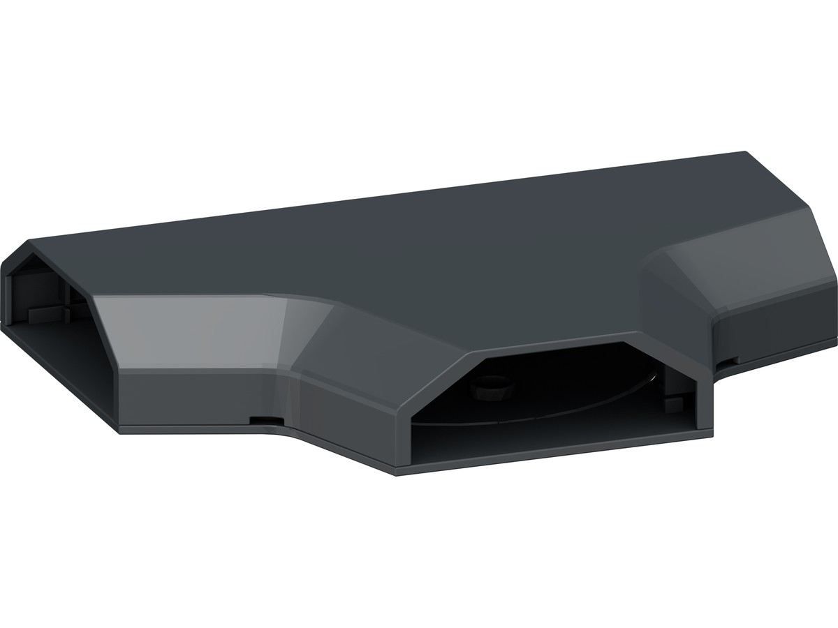 R&M Canal de câble pièce T, anthracite - RAL7021