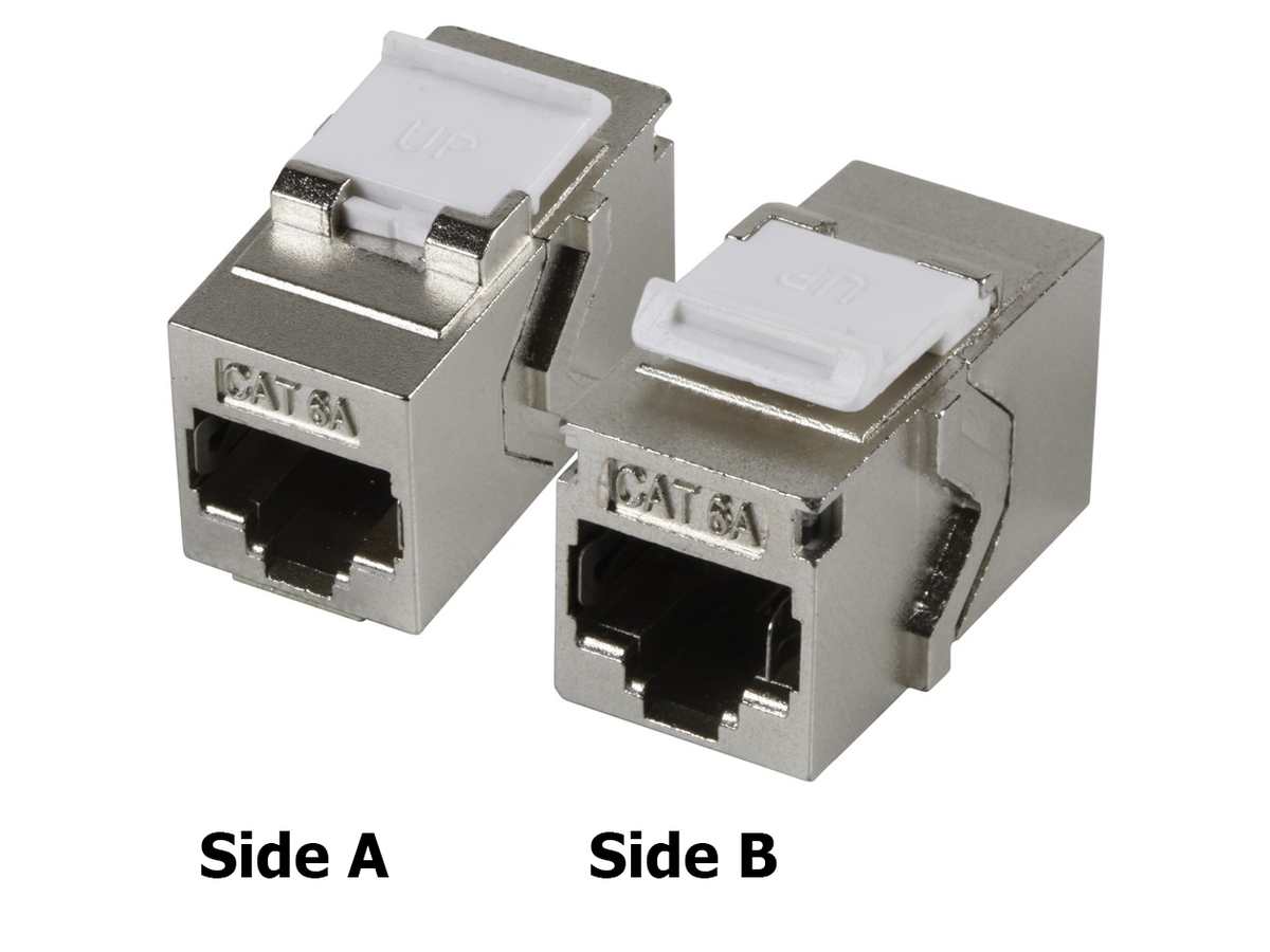 H-LINE I Snap-In coupleur - RJ45-RJ45, KS, Cat.6A/s