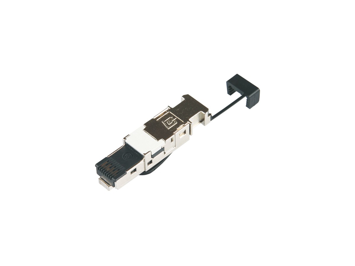 Fiche RJ45 IP20 cat.6s - montage sans outil