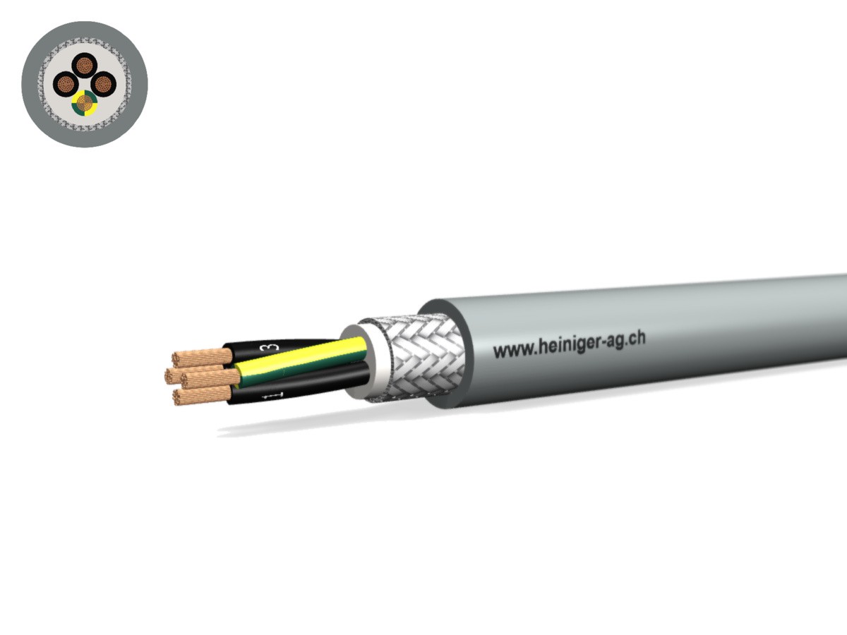 PVC-PUR Kabel C 4x1.00 JZ num gr - 300/500V