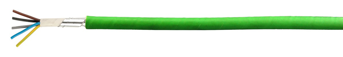 NN-CLN FE0D Dca 16x1.50 LNPE gn - hal-frei armiert 90°C 0.6/1kV