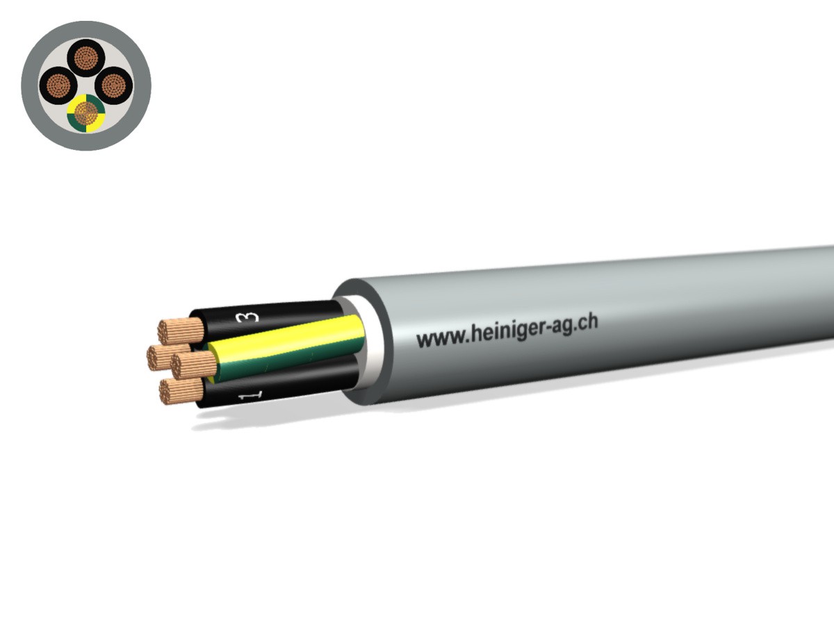Steuerkabel Cca-flex 4x6 JZ gr - LiHH hal-frei 0.6/1kV EN 50399