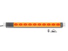 H-LINE Steckdosenleiste 10xT13, oF - nicht für 19", Kabel 3m, orange