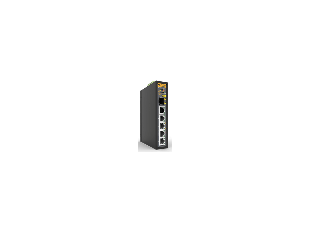 AT-IS130-6GP,Switch Industrial L2 - 6x10/100/1000T,1xSFP,PoE+,90W,unmanaged