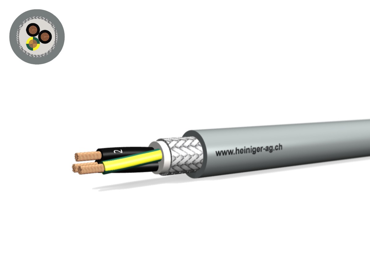 Câble PVC-PUR C 3x1.50 JZ num gr - 300/500V