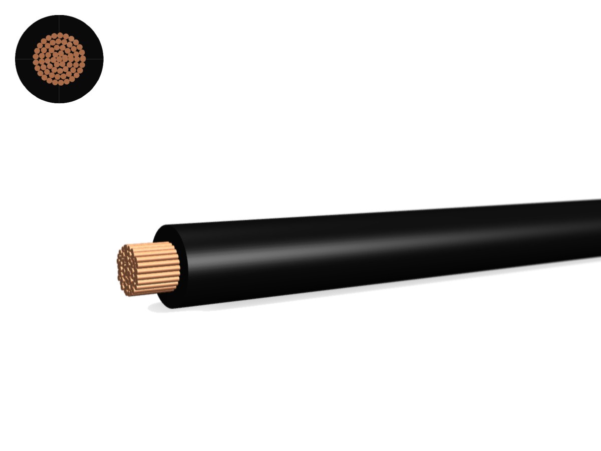 T-Seil Eca 16 PVC schwarz - 450/750V H07V-R