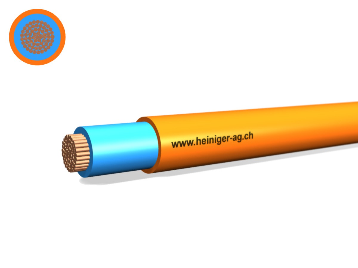 Câble de sécurité FE180 E30-E60 1x95 N - N=blc PYROFIL san-hal or