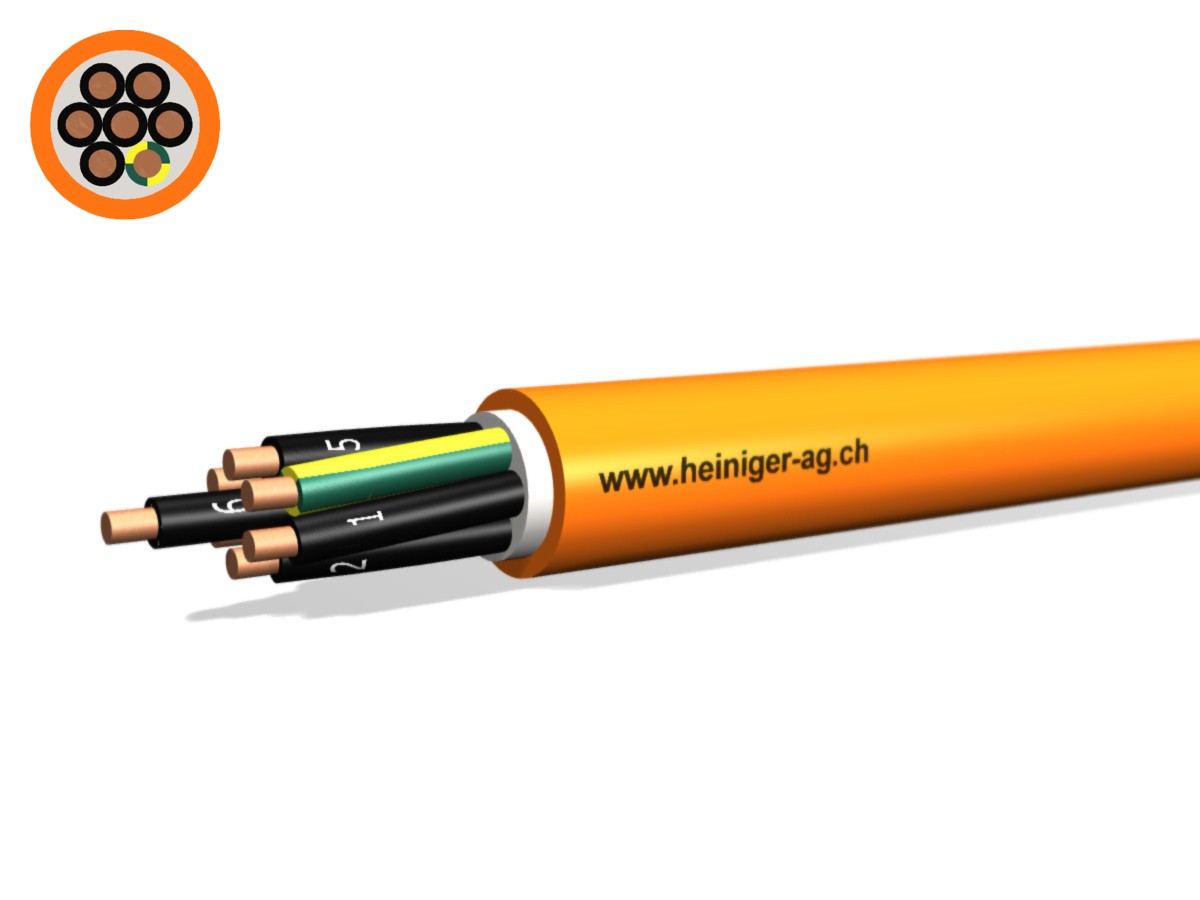 Sicherheitsk. FE180 E90 7x6 LPE - hal-frei flammwidrig or