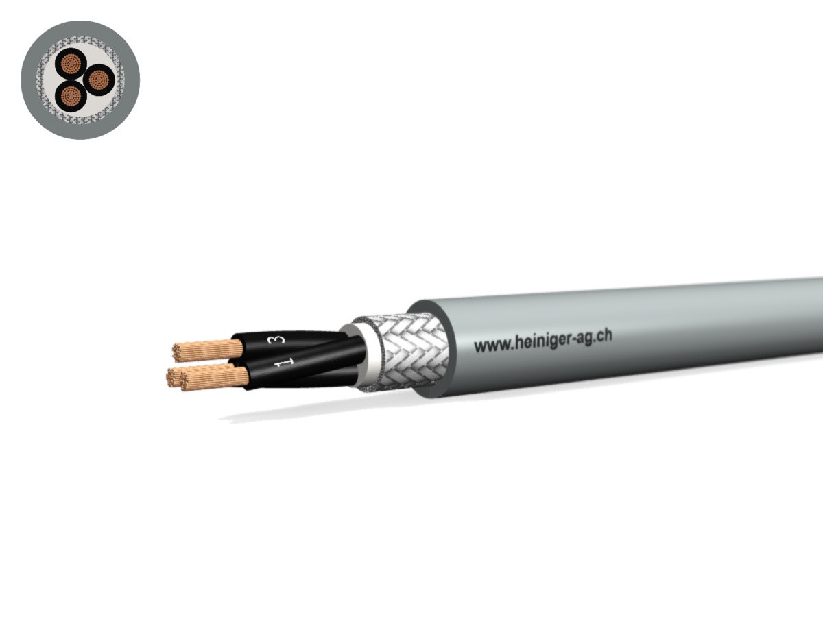 TT-flex Eca PVC C 3x1.00 OZ num 1-3 gr - 300/500V