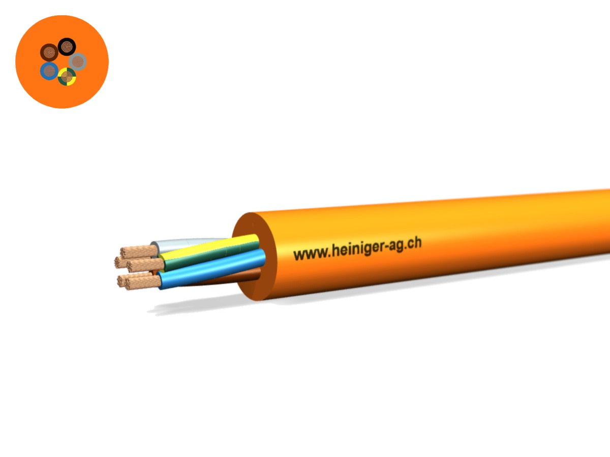 EPR-PUR Kabel 5G1.50 LNPE or H07BQ-F - 450/750V HD 308 S2