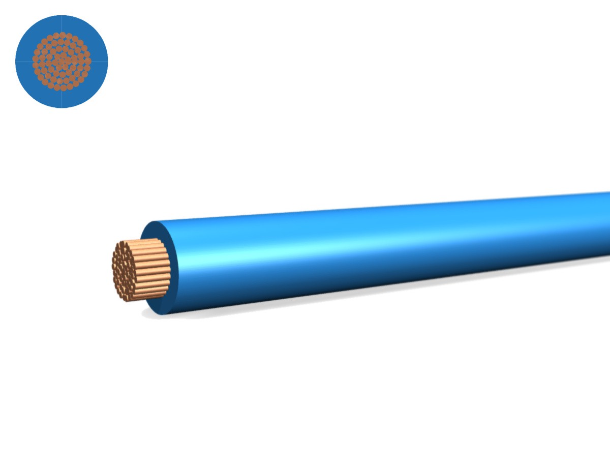 T-Seil Eca 35 PVC hellblau - 450/750V H07V-R