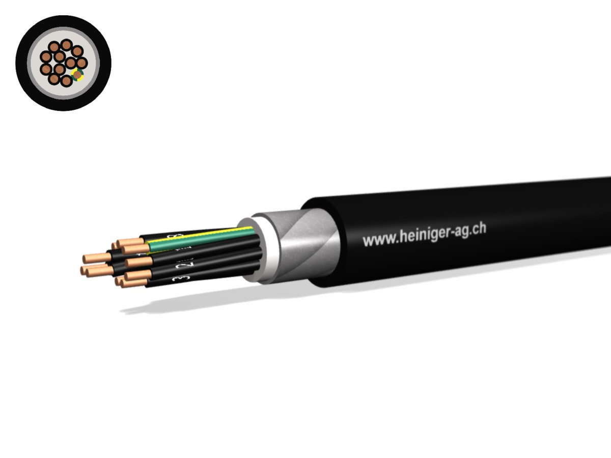 NN-CLN FE05B2 B2ca 12x1.50 LPE sw - hal-frei armiert 90°C 0.6/1kV