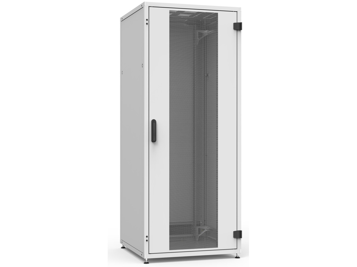 H-Rack 19" H2000xL800xP800 42UH - Portes tôle perforée et tôle, Complet