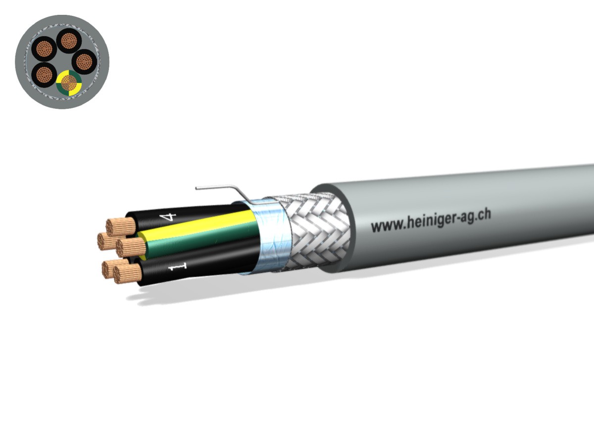 Steuerkabel Eca-flex C 5x10 JZ gr - LiH(St)CH hal-frei 0.6/1kV IEC 60332-3