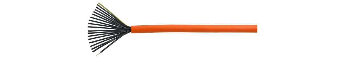 Câble de sécurité FE180 E30-E60 19x1.50 - LPE PYROFIL san-hal or
