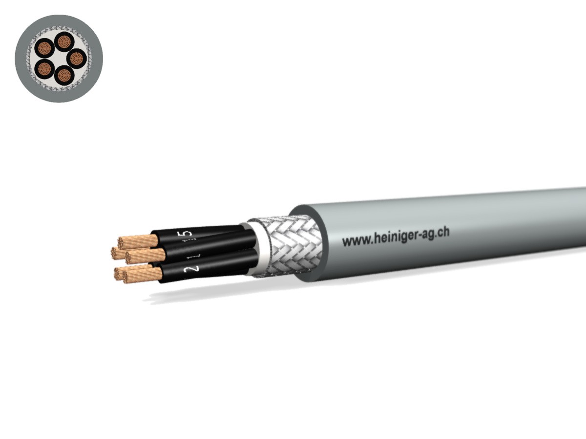 TT-flex Eca PVC C 5x1.50 OZ num 1-5 gr - 300/500V