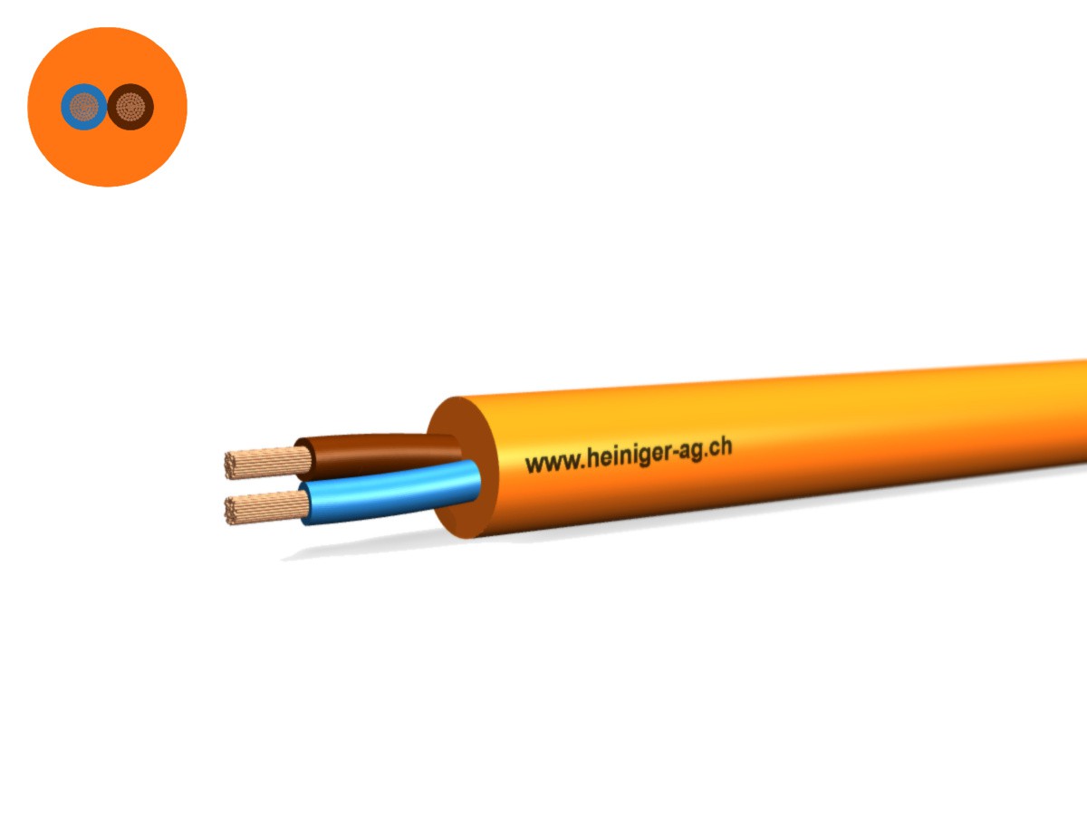 Câble PUR-PUR Fca 2x1.50 LN or N1QQ-F - 0.6/1kV HD 308 S2