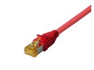 Unipatch 4P S/FTP CROSS RJ45 AMP 0.5m - Cat.6A câble/capot TLP sans-hal rouge