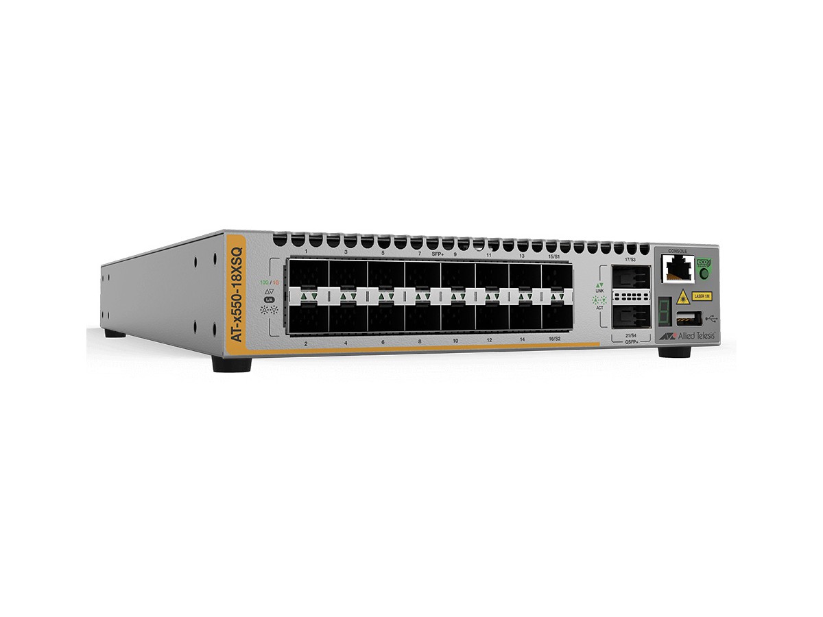 AT-x550-18XSQ, 16xSFP/SFP+, 2x QSFP+