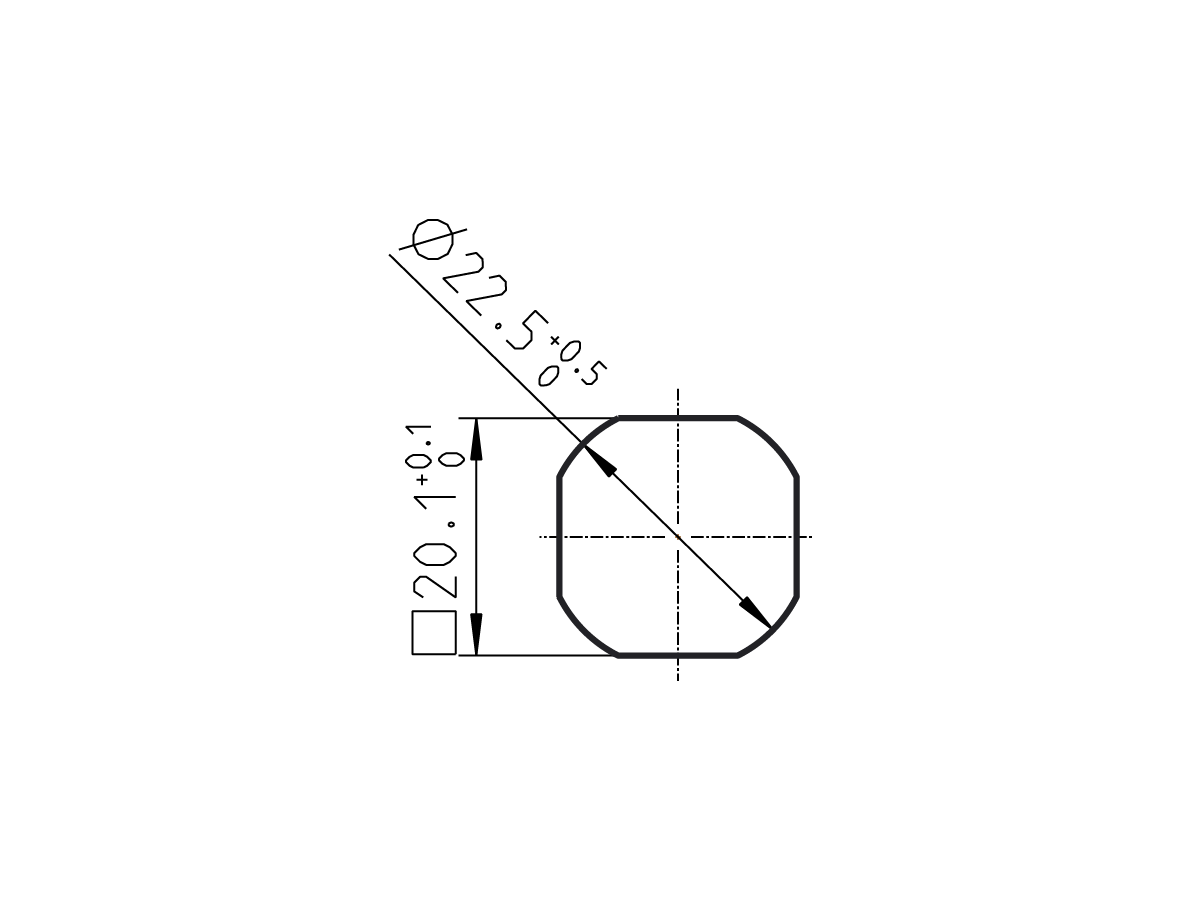 T-Griff für H-LINE Stand-/Wandgehäuse - schwarz, KABA 1036 / 22mm, ohne Zylinder