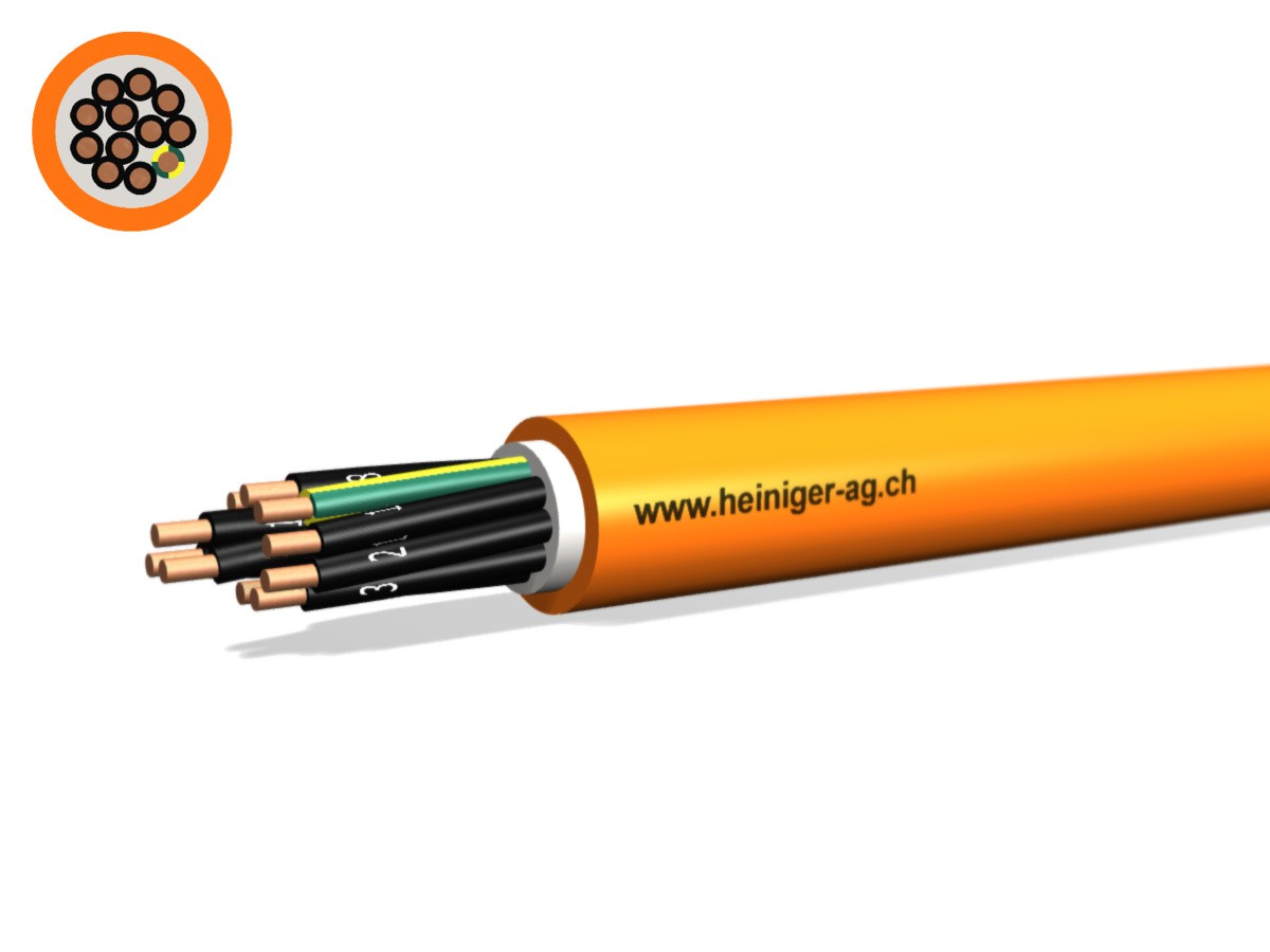 Sicherheitsk. FE180 E90 12x2.50 LPE - hal-frei flammwidrig or