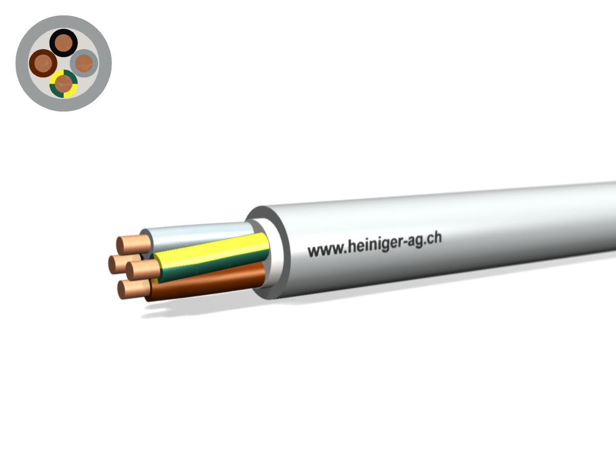 Câble FE0D Dca san-hal 4x6 LPE - non propag. de flamme grc 0.6/1kV