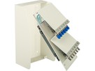 AP KEV mini H-Line 4xST 50/125 OM3 - spleissfertig RAL7035, 221x120x87mm