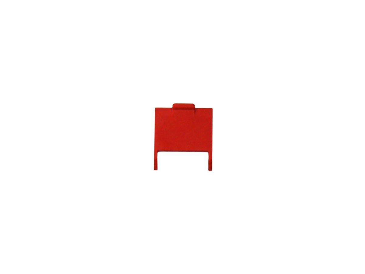 Unilan Staubschutzklappe rot - für MS-K Kat.6A Module, Set à 25 Stk.