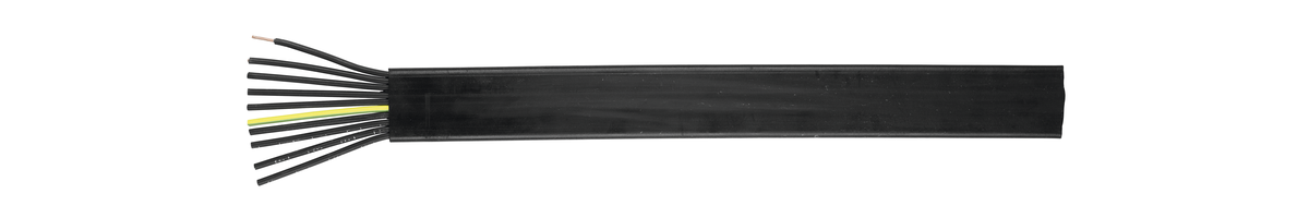 Liftkabel PVC flach 24G0.75 JZ - sw H05VVH6-F 300/500V