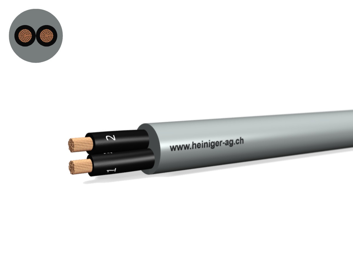 TT-flex Eca PVC 2x6 OZ num gr - 300/500V