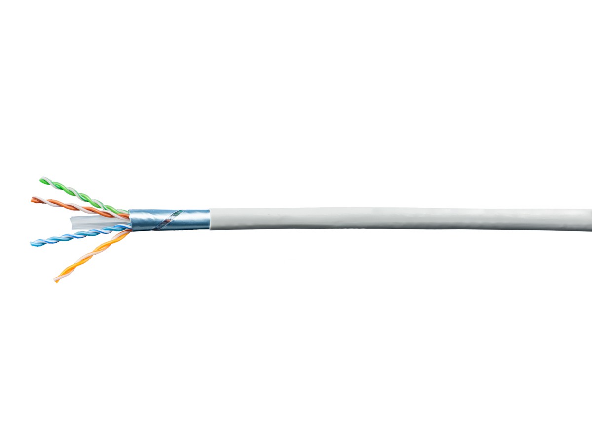 Freenet câble data U/UTP 4x2x0.56 gris - 4P WARP LSOH 650MHz Cat.6A, Cca