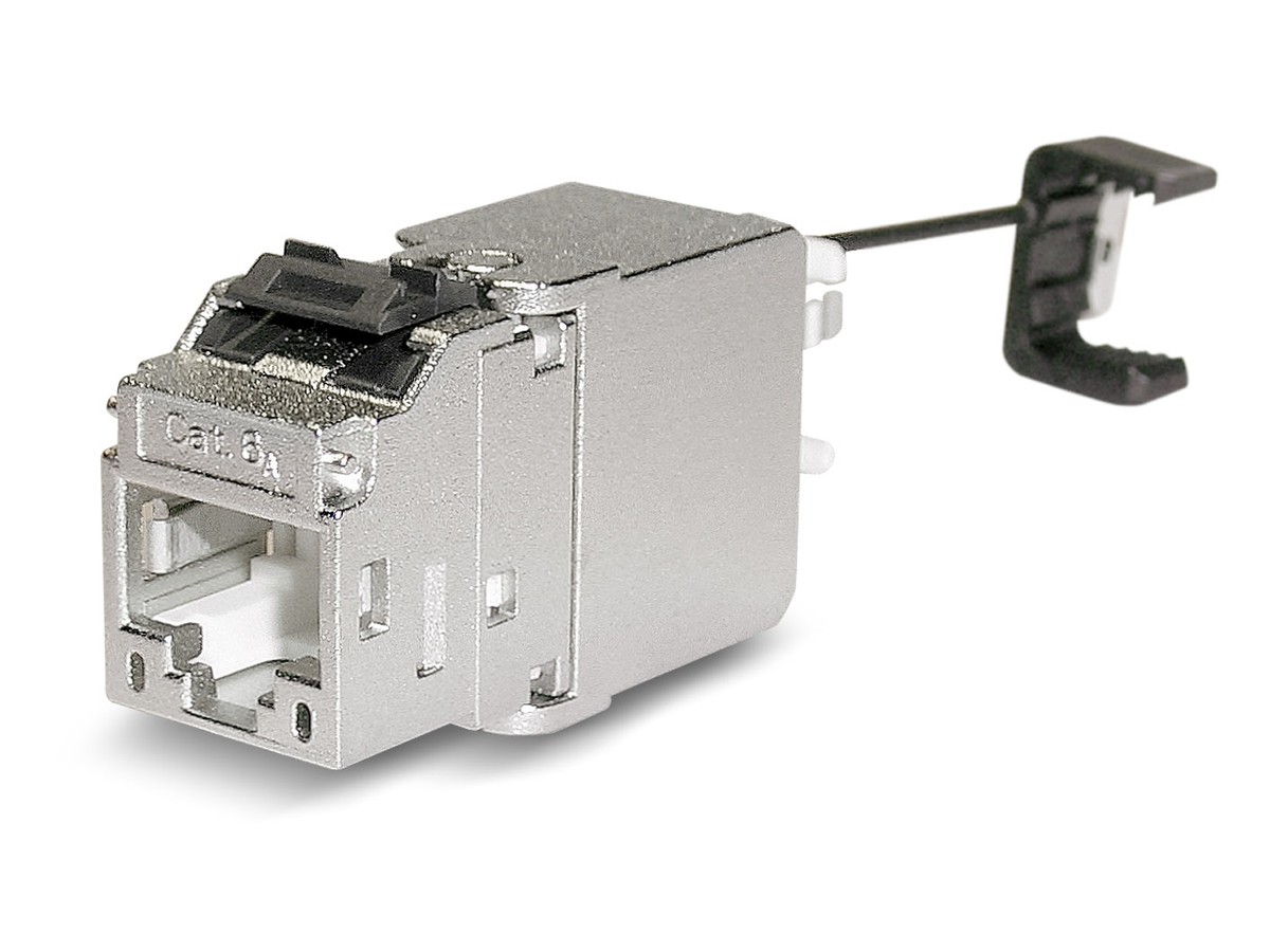 Unilan Module de raccordement Cat.6A/s - MS-C6A 1/8 ISO/IEC, Keystone