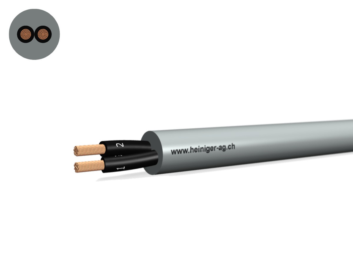 TT-flex Eca PVC 2x1.50 OZ num gr - 300/500V