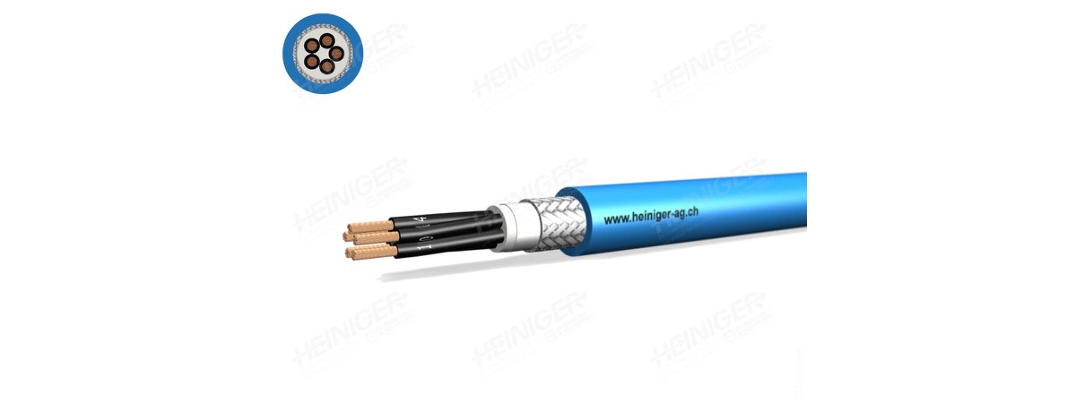 Securaflex Dca (St) C 5x1.00 sw num. bl - IEC 60079-14 hal-frei 300V Eigens. Kabel