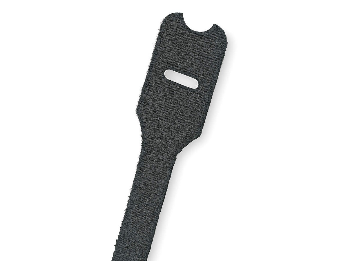 Collier velcro noir 300mm - Panduit HLT3I-X0, 10 pièces